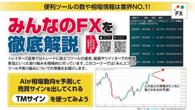 AIが相場動向を予測して売買サインを出してくれるTMサインを使ってみよう｜みんなのFXを徹底解説